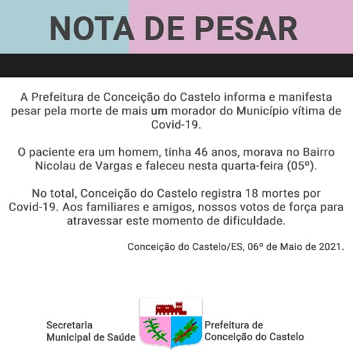 Nota de pesar