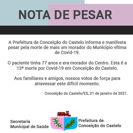 Nota de Pesar.