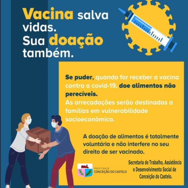 Compartilhem esta ideia, doe alimentos.