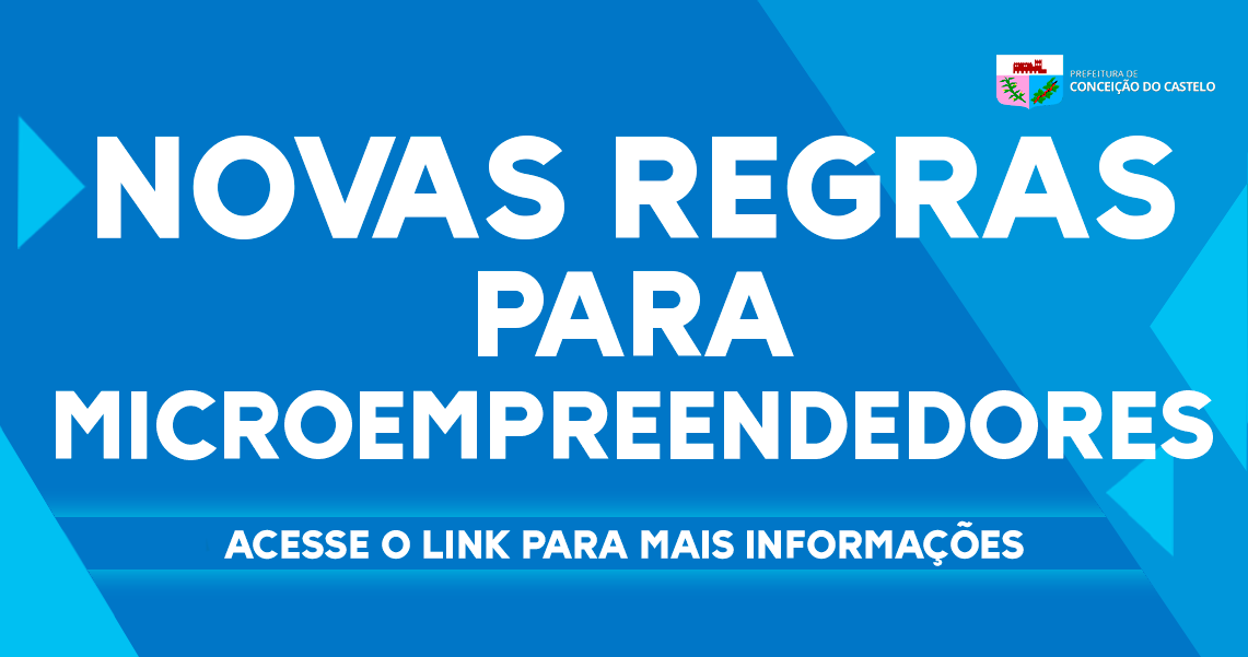 NOVAS REGRAS PARA MICROEMPREENDEDORES