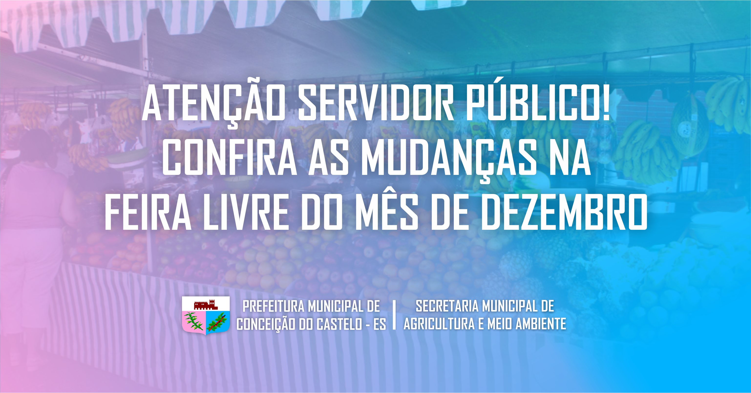 Fique atento! Forma de utilização dos tickets da Feira Livre serão diferentes neste mês.