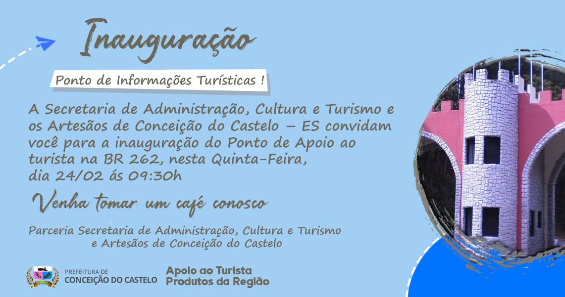 PONTO DE APOIO AO TURISTA É NOVIDADE NO PORTAL DE ACESSO AO MUNICÍPIO