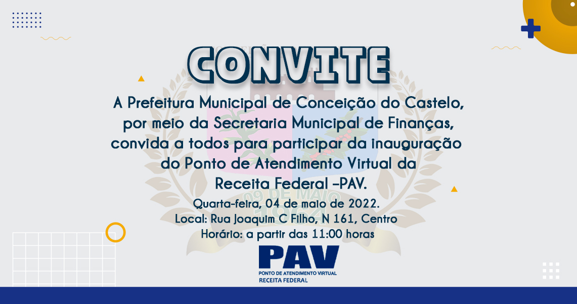 CONCEIÇÃO DO CASTELO GANHA POSTO DE ATENDIMENTO VIRTUAL DA RECEITA FEDERAL 