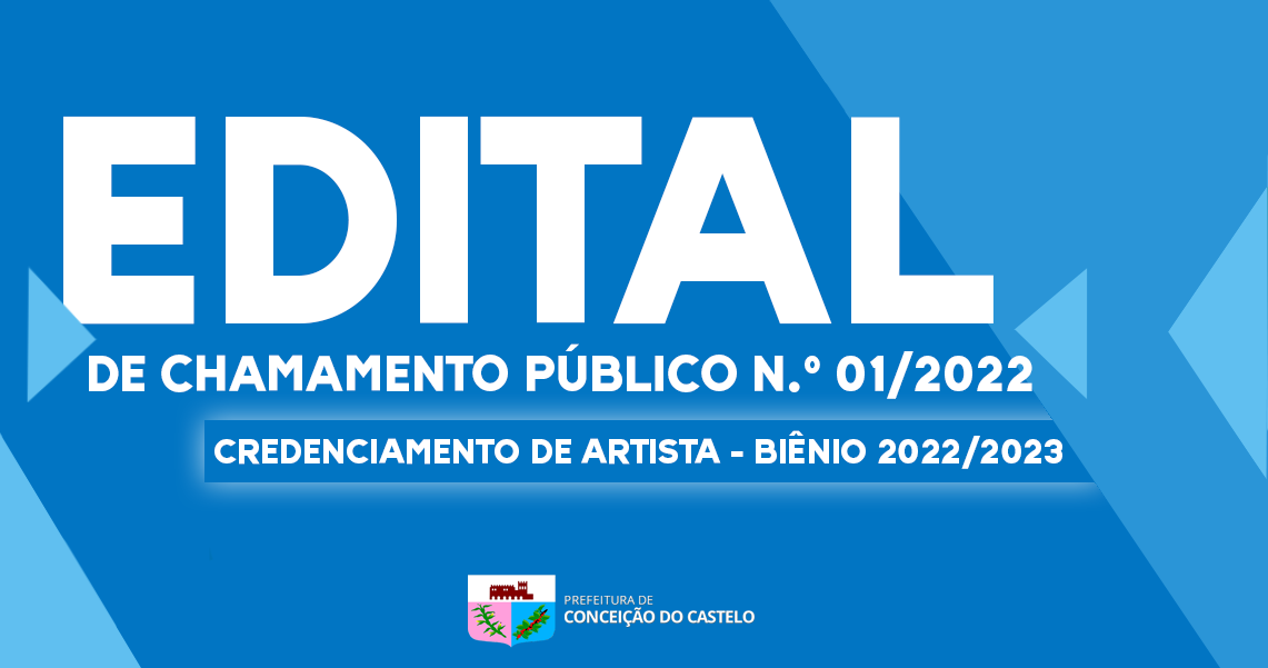 EDITAL DE CHAMAMENTO PÚBLICO Nº 01/2022