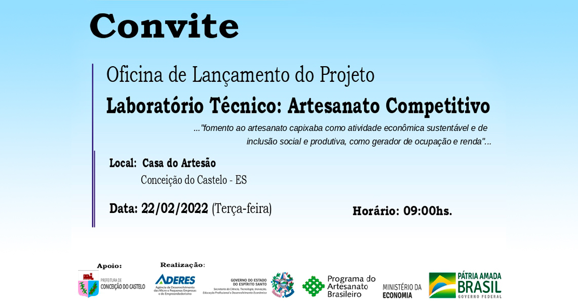 OPORTUNIDADE DE CAPACITAÇÃO PARA ARTESÃOS LOCAIS