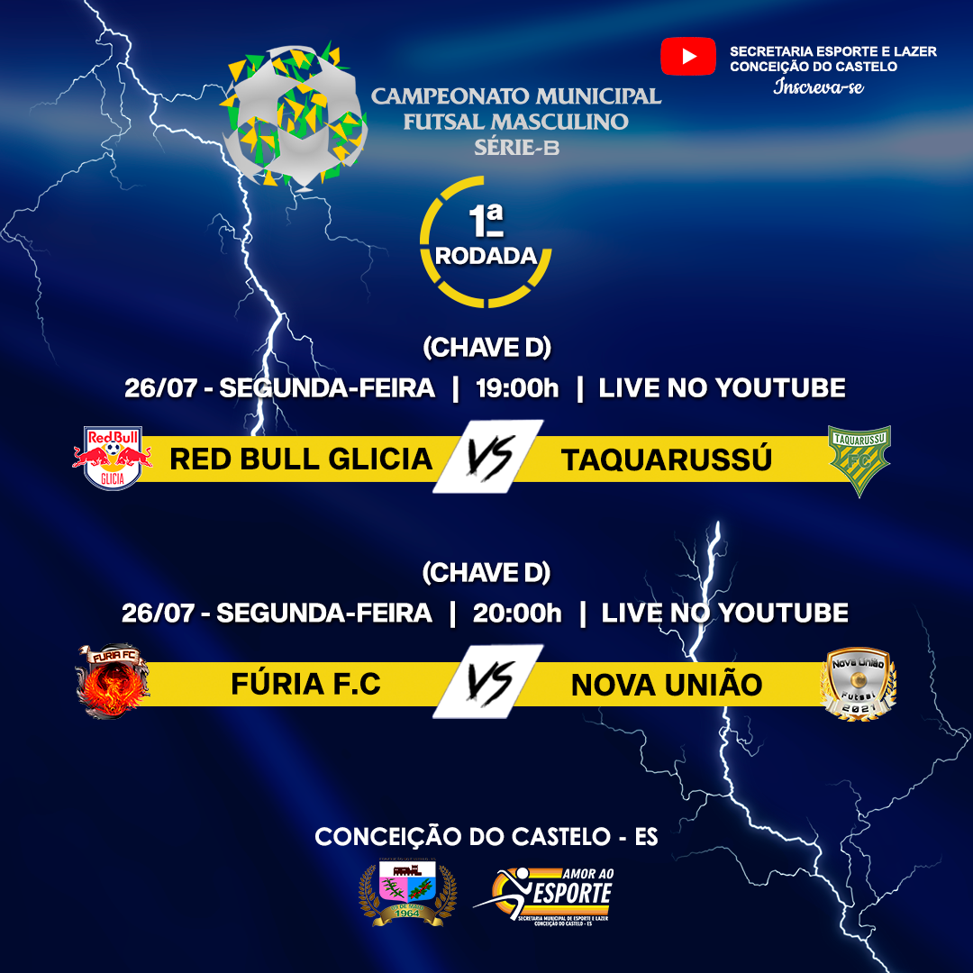 CAMPEONATO MUNICIPAL DE FUTSAL MASCULINO SÉRIE-B