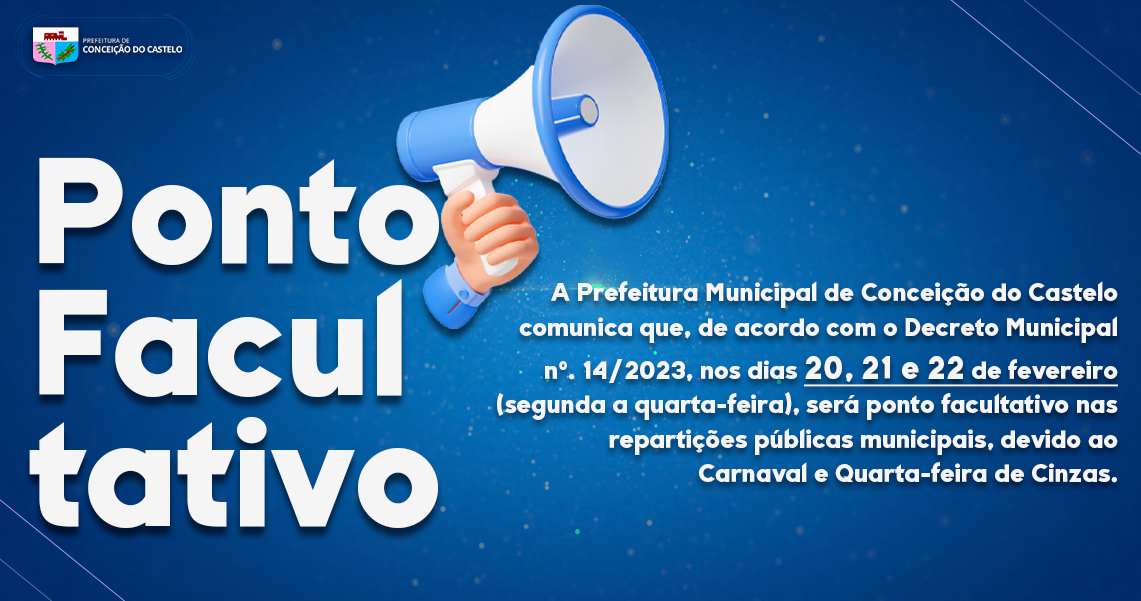 PREFEITURA DECRETA PONTO FACULTATIVO DEVIDO AO CARNAVAL 
