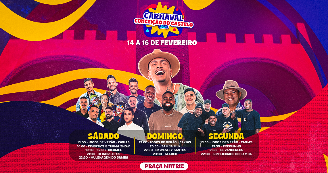 CARNAVAL CONCEIÇÃO DO CASTELO 2026