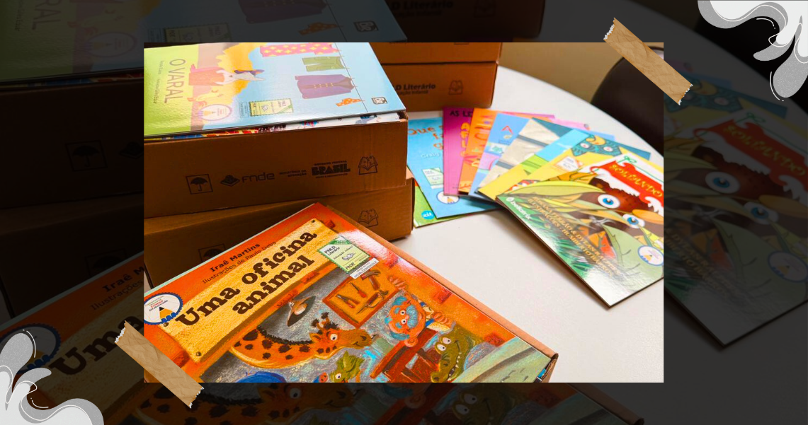 RECEBIMENTO DE LIVROS NOVOS 