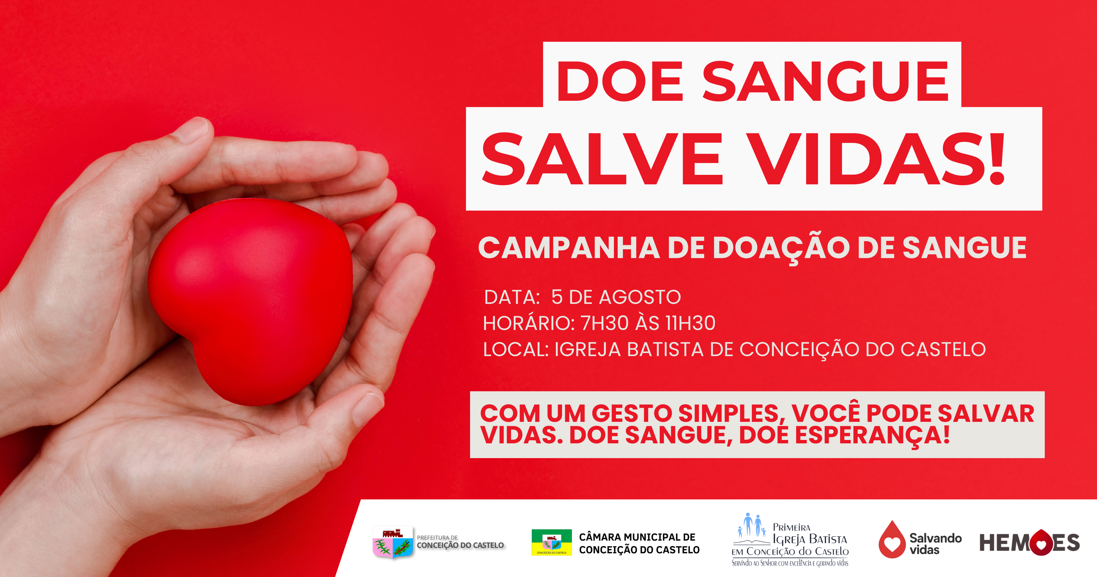 CAMPANHA DE DOAÇÃO DE SANGUE