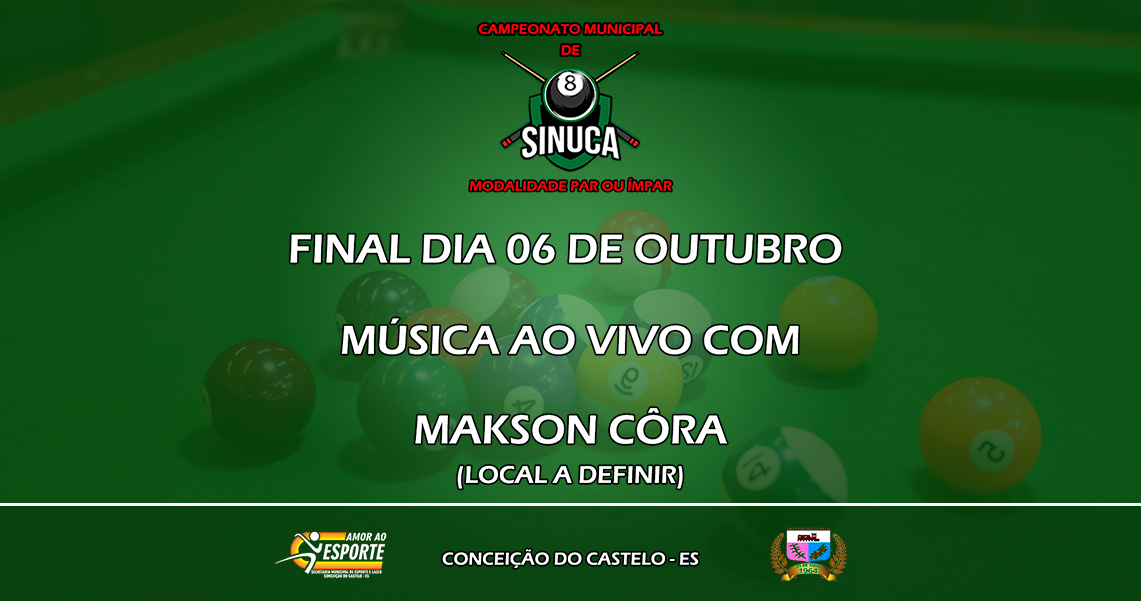 FINAL DA SINUCA