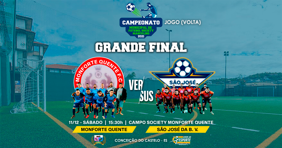 FINAL (VOLTA) DO CAMPEONATO MUNICIPAL DE FUTEBOL SOCIETY MASCULINO