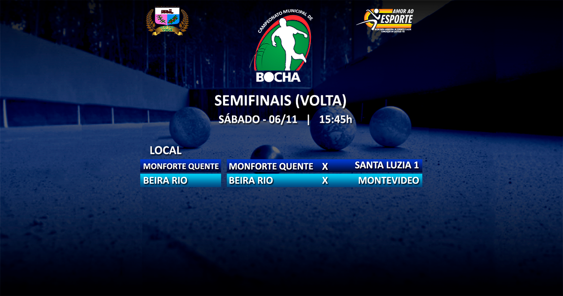 SEMIFINAIS DA BOCHA (VOLTA)