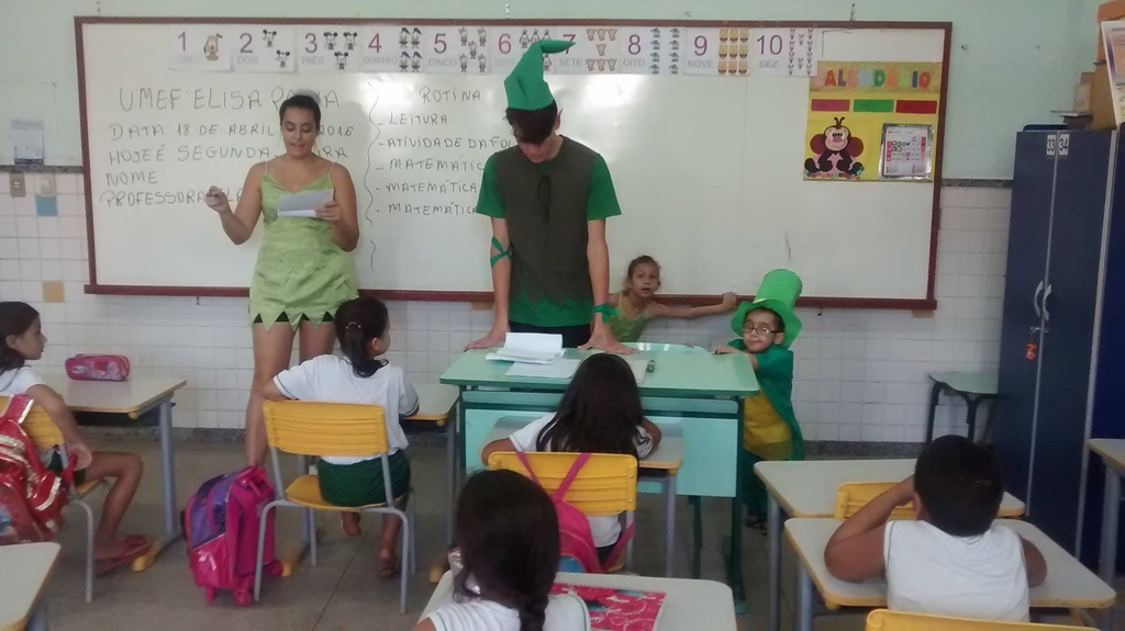 Alunos da UMEF Elisa Paiva reviveram vários personagens em comemoração ao dia do LIVRO INFANTIL
