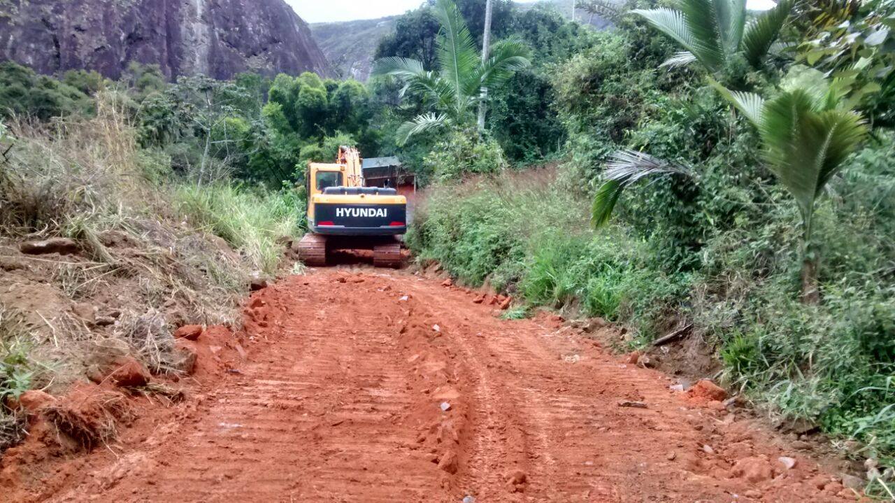 Comunidade de Monforte recebeu melhorias da estrada vicinal