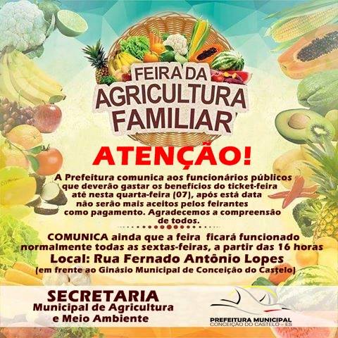 Comunicado aos Servidores Públicos da Prefeitura de Conceição do Castelo