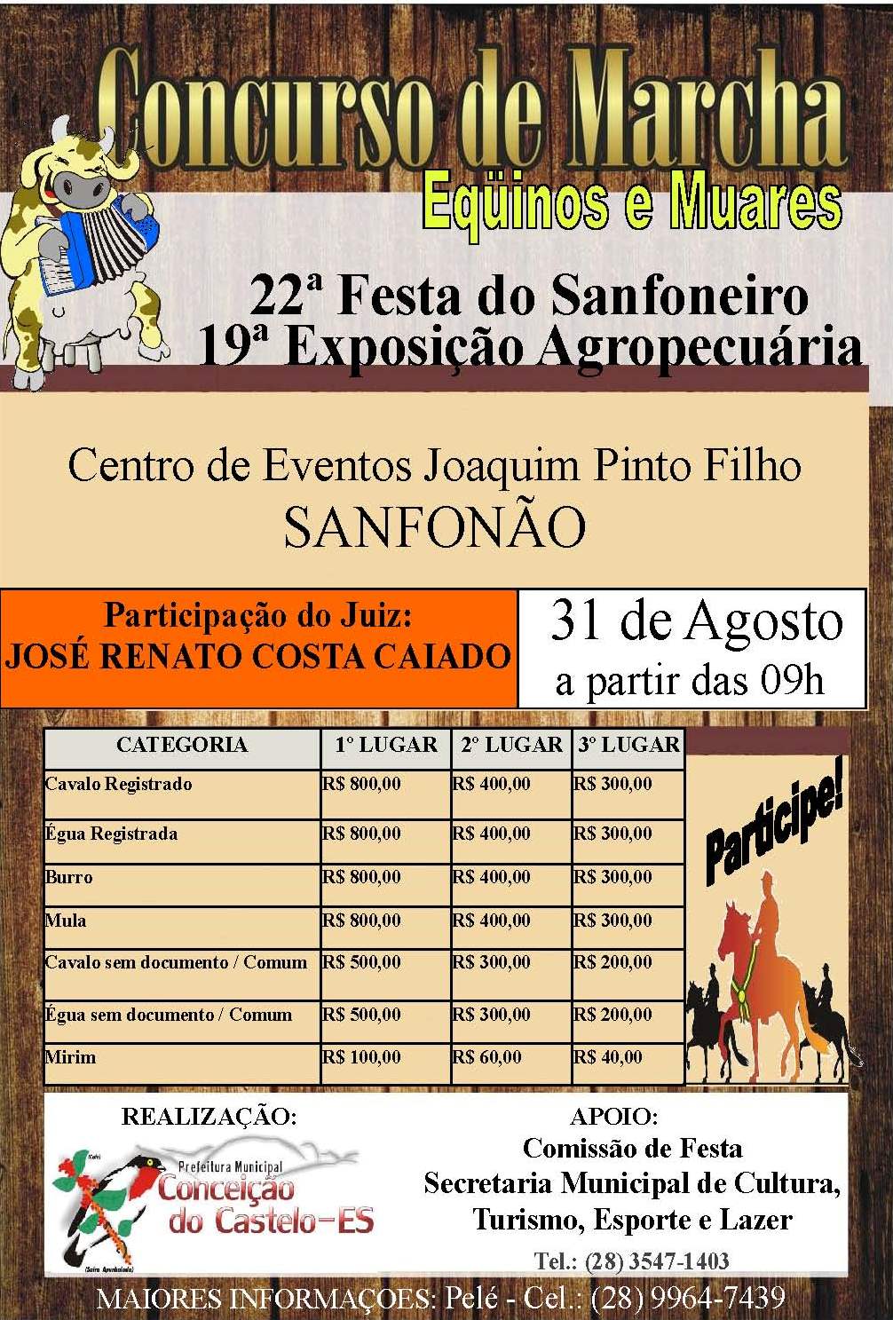 Concurso de Marcha de Equinos e Muares da Festa do Sanfoneiro 2013