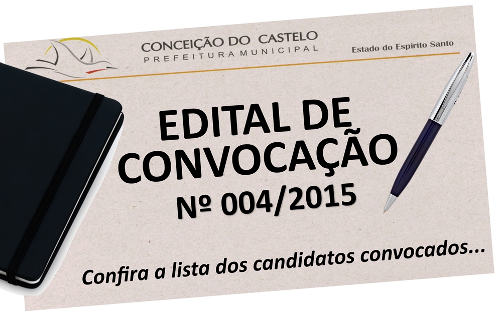 Prefeitura realiza quarta convocação de candidato do processo seletivo n°001/2015