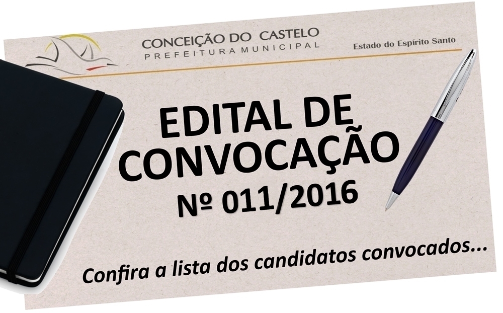 Prefeitura realiza décima primeira convocação de candidatos do processo seletivo n°001/2015