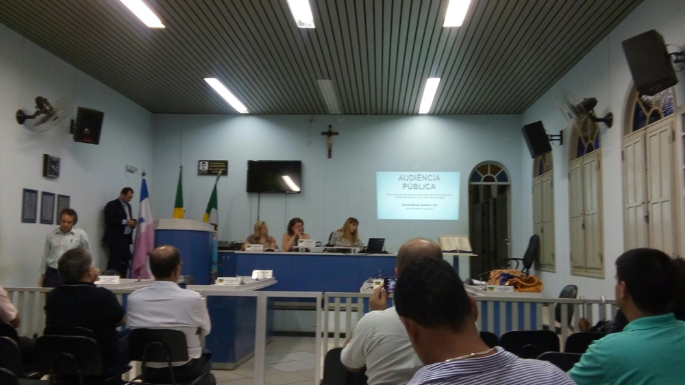 Educação realizou audiência pública (pauta: definição do terreno para a construção da Creche Municipal tipo 02)