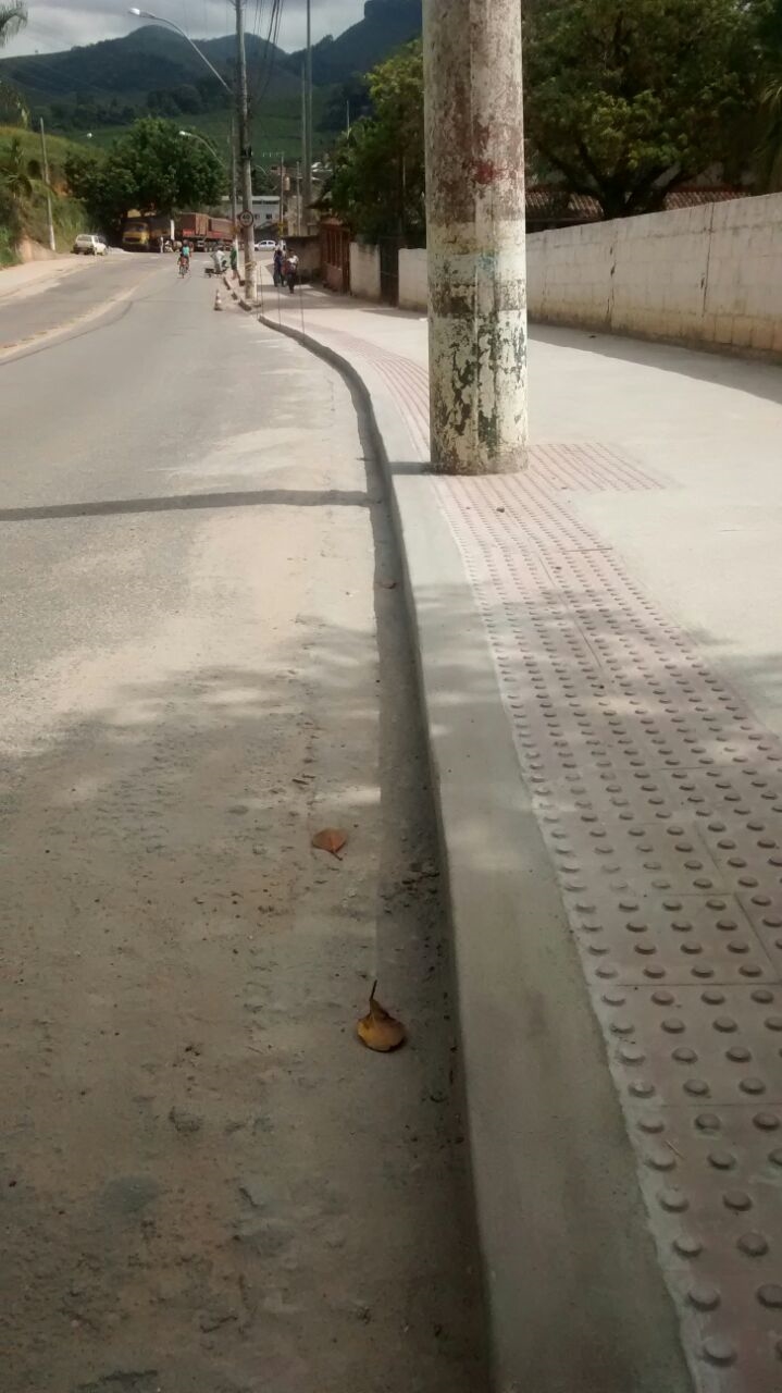 Obras reiniciadas da Infraestrutura Turísticas da Rota Imperial (Acessibilidades de Calçadas)