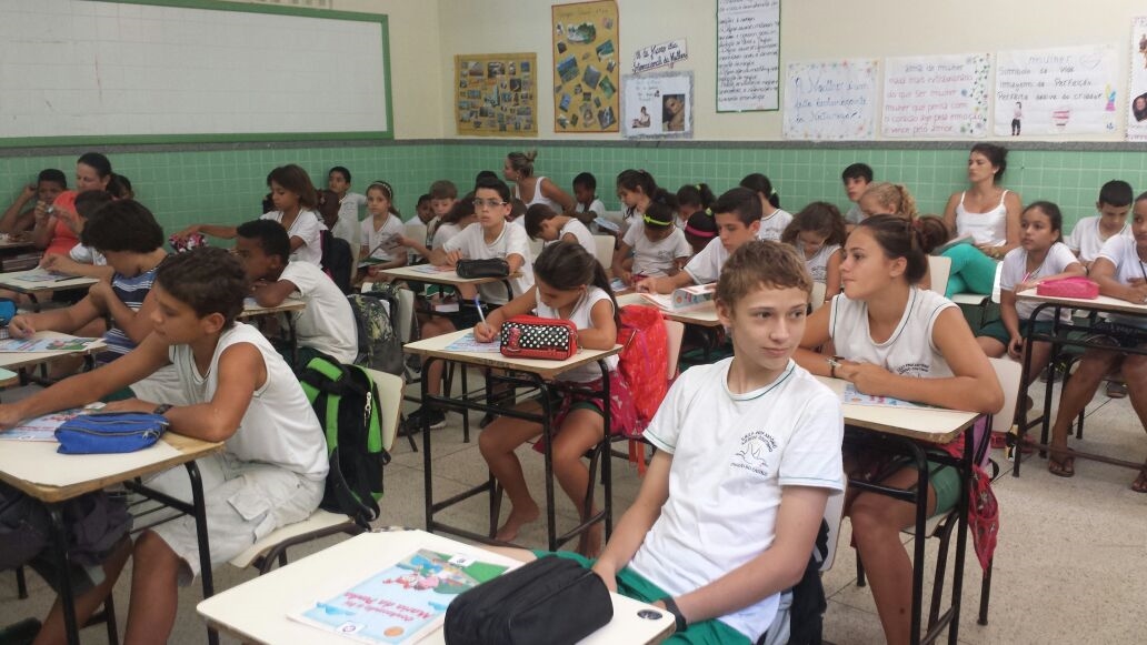 Proerd aplica curso sobre a Lei Maria da Penha para os estudantes da Rede Municipal de Educação