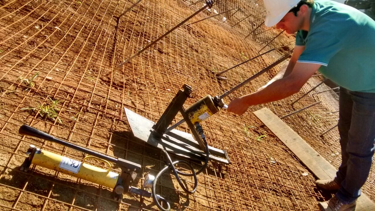 Obras de construção do muro de arrimo do Posto de Saúde Dr. Nilzio da Silva recebe teste de rompimento