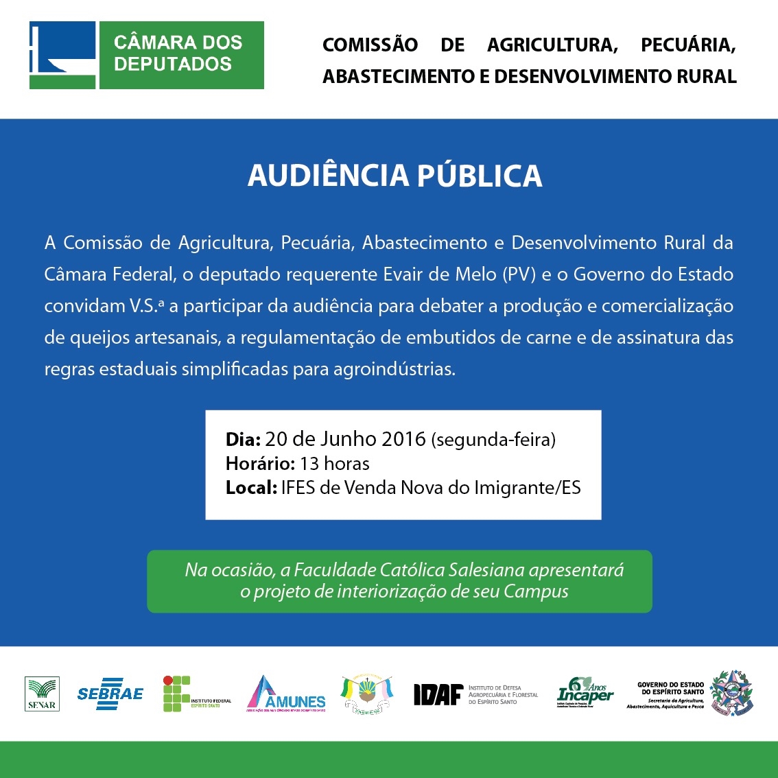 Convite a população conceiçoense