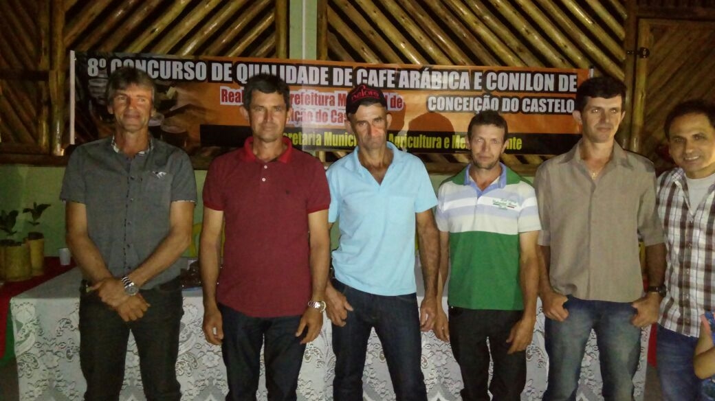 8º Concurso de Qualidade de Café Arábica e Conilon entregou R$ 22.500,00 em prêmios para os ganhadores de 2016