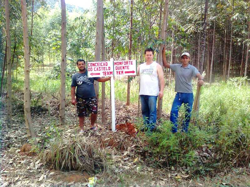 Comunidades rurais recebem placas de sinalização