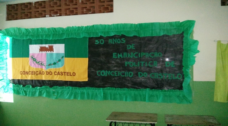 Alunos da UMEF “Mata Fria” realiza atividades sobre a Emancipação Política de Conceição do Castelo
