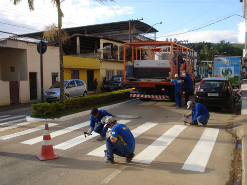 Centro de Conceição do Castelo recebe nova sinalização