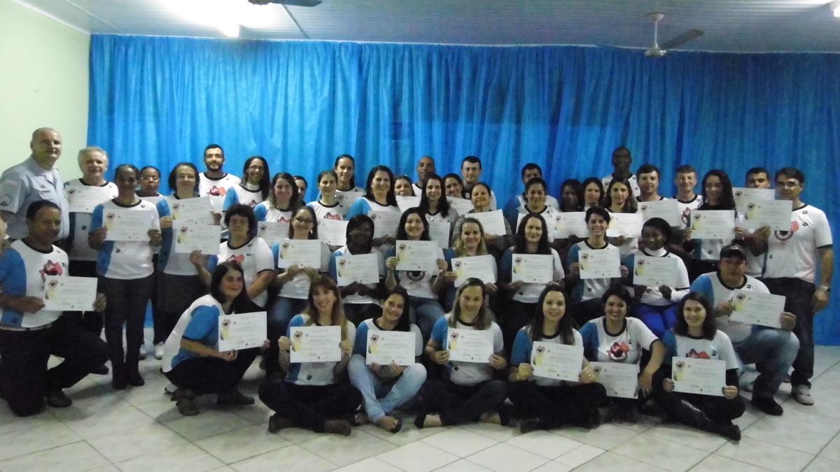 Proerd realizou nesta segunda-feira (27) a última aula da formação para os pais em Conceição do Castelo