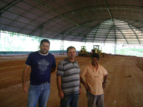 Galpão do Centro de Eventos Joaquim Pinto Filho será pavimentado