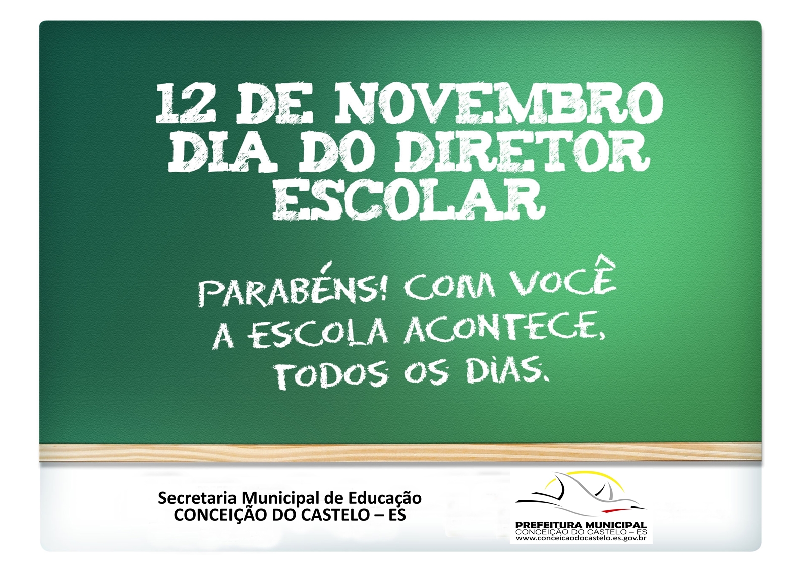 12 de novembro “Dia do Diretor Escolar”