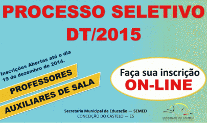 Hoje é último dia para realizar sua inscrição para a seleção de professores e auxiliares de sala em designação temporária – DT