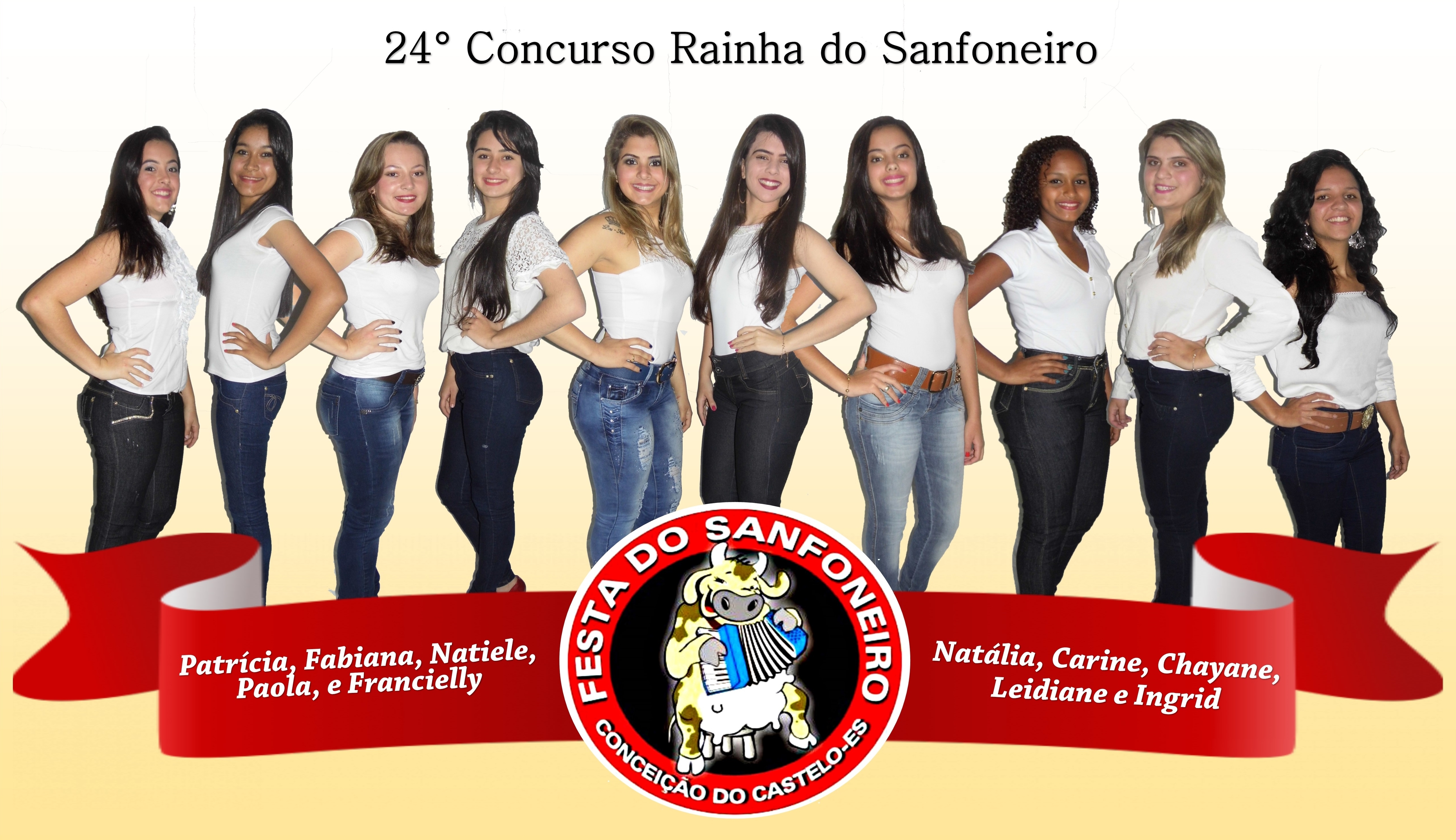 Dez candidatas disputam o posto de rainha da Festa do Sanfoneiro 2015