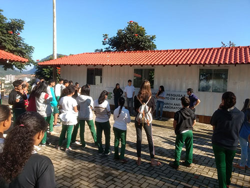Alunos do Ensino Fundamental tem aula de campo sobre o Empreendedorismo, Agroindústria e Cafeicultura