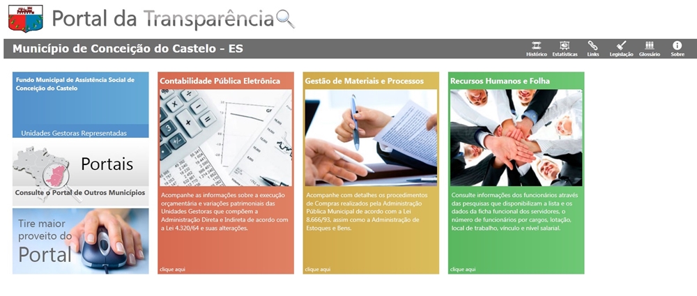 Dados sobre patrimônio e estoque da Prefeitura já estão disponíveis no Portal da Transparência, fique por dentro